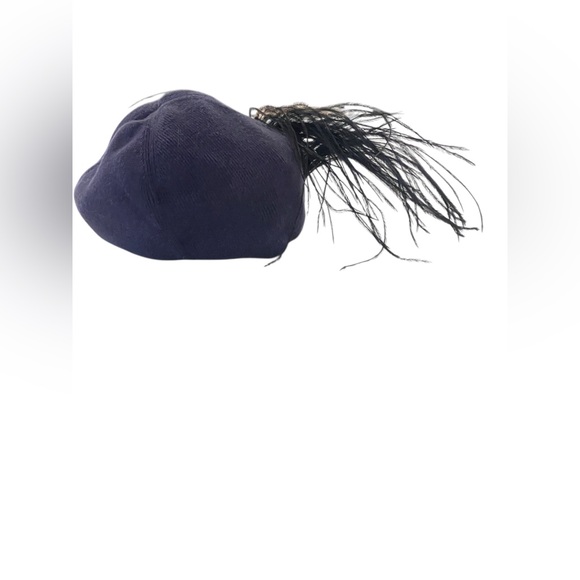 Lanvin purple kint hat - Picture 6 of 10